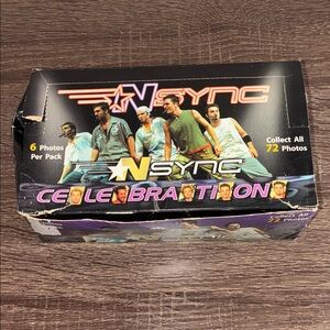 NSYNC Celebration Photo Packs Box 6 per Pack 14 Packs (Opened)
